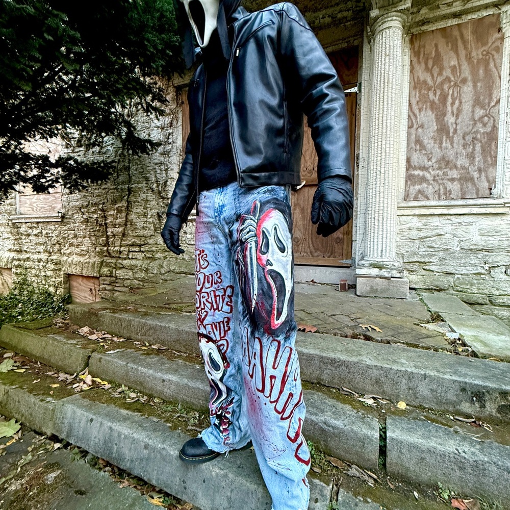 Custom Painted “Scream Jeans” - Picture 6 of 6